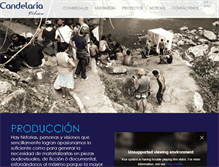 Tablet Screenshot of candelariafilms.com